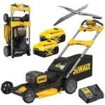 DeWalt DCMWSP156N XR Twin-18V 53cm Lawn Mower Self-Propelled 36V Lawnmower Body Only (With Charger & 2x 5.0Ah Batteries)