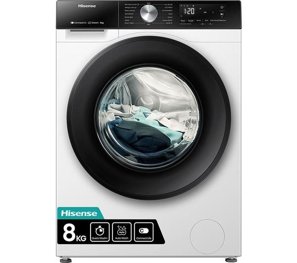 HISENSE 3S Series WiFi-enabled 8 kg 1400 Spin Washing Machine
