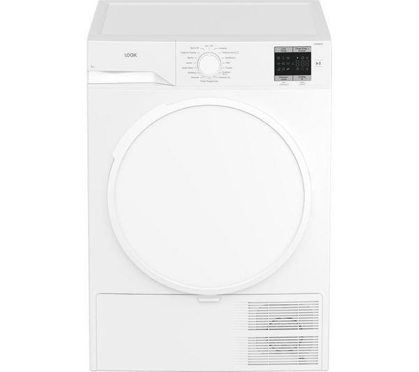 LOGIK LHP8W25 8 kg Heat Pump Tumble Dryer