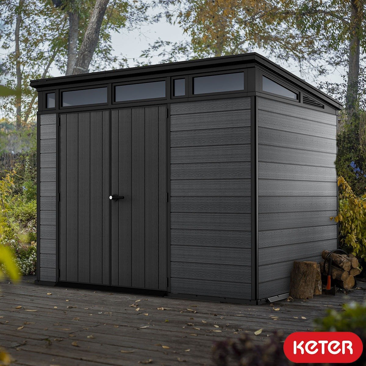 Keter Cortina 9ft 2" x 7ft Garden Storage Shed