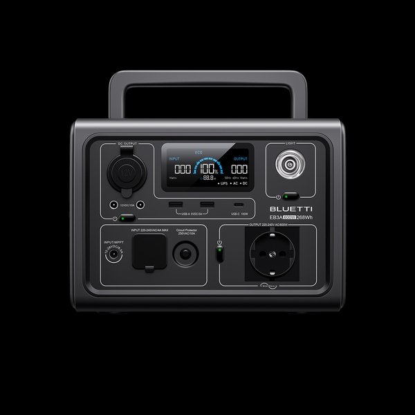 Centrale elettrica Bluetti EB3A EB3A-UK-GY-BL-01