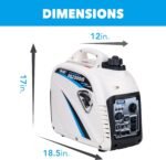 Generatore inverter portatile Pulsar PG2300iS da 2.300 W, super silenzioso - immagine 4
