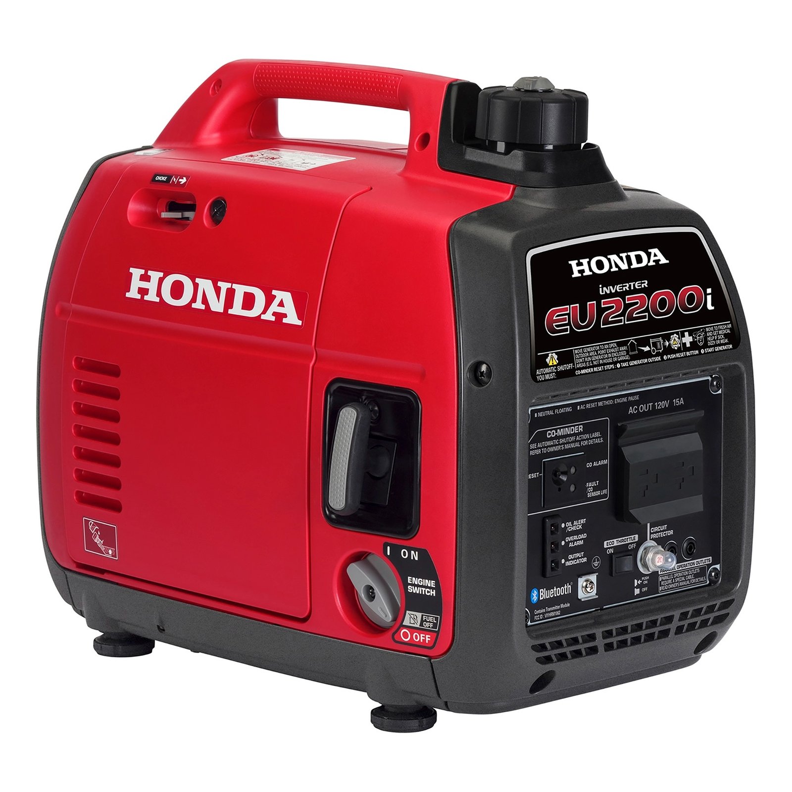 Generatore inverter Honda Generator EU2200i con CO-MINDER in grigio