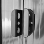 Capanno da giardino in metallo grigio 257x205x178 cm - immagine 4