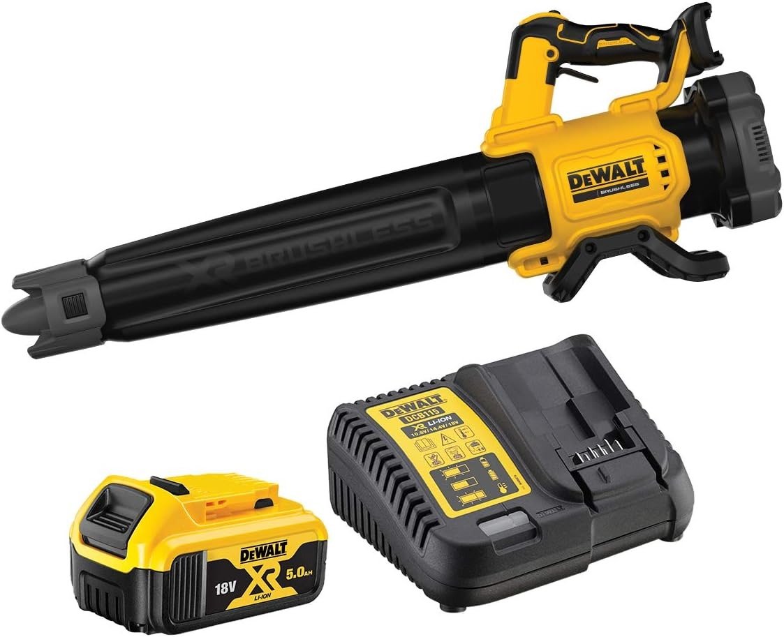 Dewalt DCMBL562P1-QW cordless leaf blower 200 km/h Black
