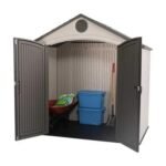 LIFETIME 8 X 5 Ft Outdoor Storage Shed with Window - Image 7