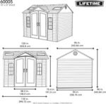 Lifetime 60005 Outdoor Storage Shed 10 x 8 Feet - immagine 4