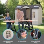 Lifetime 60005 Outdoor Storage Shed 10 x 8 Feet - immagine 8