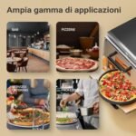 Wiltec Forno pizza elettrico con pietra refrattaria in cordierite - immagine 5