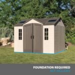 Lifetime 60005 Outdoor Storage Shed 10 x 8 Feet - immagine 5