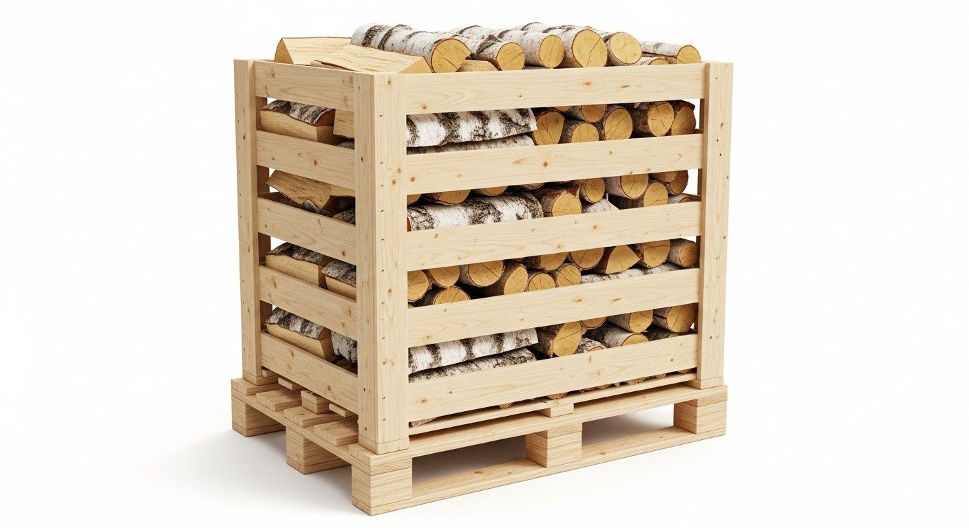 Standard Crate Kiln Dried Birch Logs