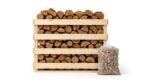 Hardwood Firewood 2m³ 800kg Kiln Dried Logs and Kindling - Image 2
