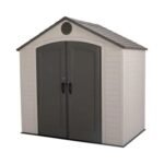 LIFETIME 8 X 5 Ft Outdoor Storage Shed with Window - Image 3