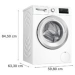 Bosch WAN28259GB Series 4 1400rpm 9kg Washing Machine - White - immagine 2