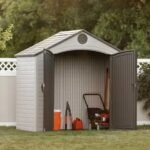LIFETIME 8 X 5 Ft Outdoor Storage Shed with Window - Image 11