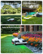 MAMMOTION LUBA 2 AWD 3000X Robot rasaerba perimetrale wireless, consigliato 3000 m², max. 3600 m², mappatura automatica UltraSense AI Vision, pendenza 80%, altezza di taglio 25-70 mm - immagine 2