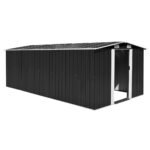 vidaxl Garden Shed 257x489x181 cm Metal