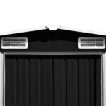 vidaxl Garden Shed 257x489x181 cm Metal - Image 9