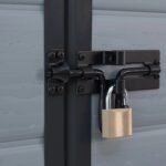 Klikstrom Senner 6X4 Ft Pent Grey Metal Shed With Floor & 1 Window - Image 5