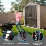 Lifetime Ultra-resistant Garden Shed with Window Uv100 214x213x227 Cm - immagine 9
