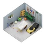 Casetta da giardino metallica Lättsta 5,44m2 colore grigio metallizzato premium - Image 2