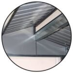 Casetta Metallica Gardiun Nottingham Con Portico 3,78 m² Esterno 129x293x229 cm Acciao Zincato Grigio Antracite - Image 4