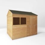 Mercia 8X6 Value Overlap Dip Treated Reverse Apex Shed With Installation in One Colour - immagine 12