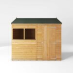 Mercia 8X6 Value Overlap Dip Treated Reverse Apex Shed With Installation in One Colour - immagine 6