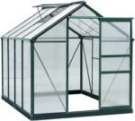 OutSunny Outdoor Greenhouse Waterproof Dark Green 2520 mm x 1900 mm x 2010 mm
