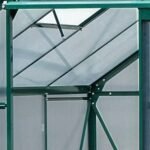 OutSunny Outdoor Greenhouse Waterproof Dark Green 2520 mm x 1900 mm x 2010 mm - immagine 4